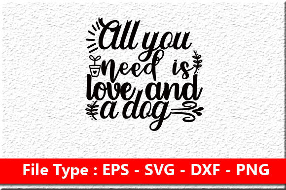 Dog SVG Design: All You Need is L